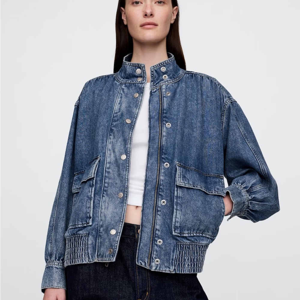 Denim Bomber Jacket